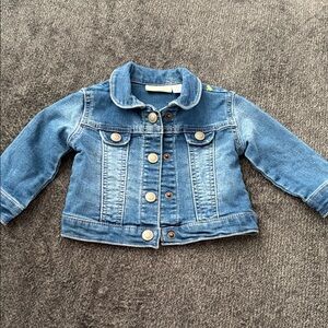 First Impressions Girls Blue Denim Jacket with Buttons